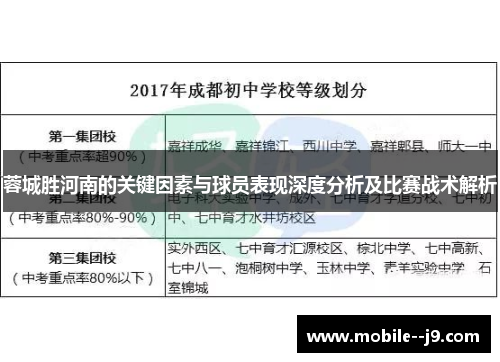 蓉城胜河南的关键因素与球员表现深度分析及比赛战术解析